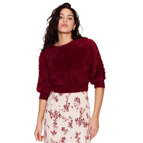 MINKPINK Lola Fluffy Knit Top